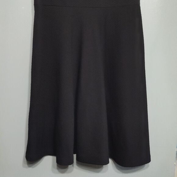 Betsey Johnson black fit and flare dress with pearl collar size 2 - Picture 2 of 13